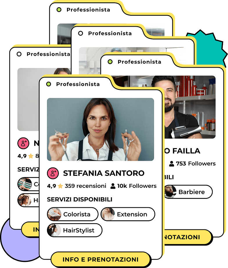 Profili dei professionisti Biutify